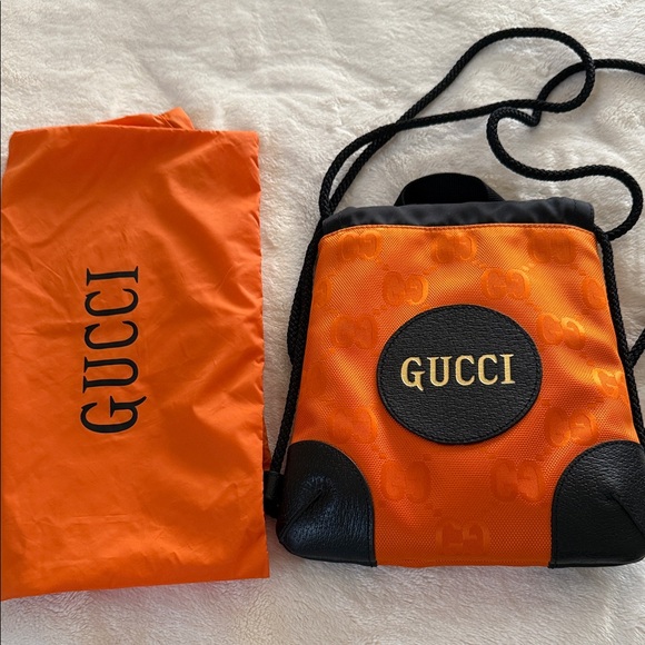 GG Orange nylon off the grid backpack - Picture 1 of 16
